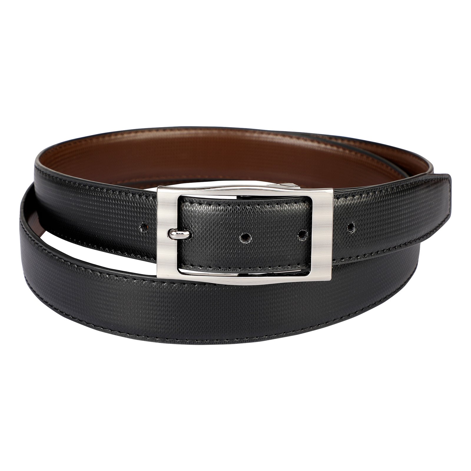 LV Men Casual, Party, Formal, Evening Tan Genuine Leather Belt TAN  REVERSIBLE - Price in India